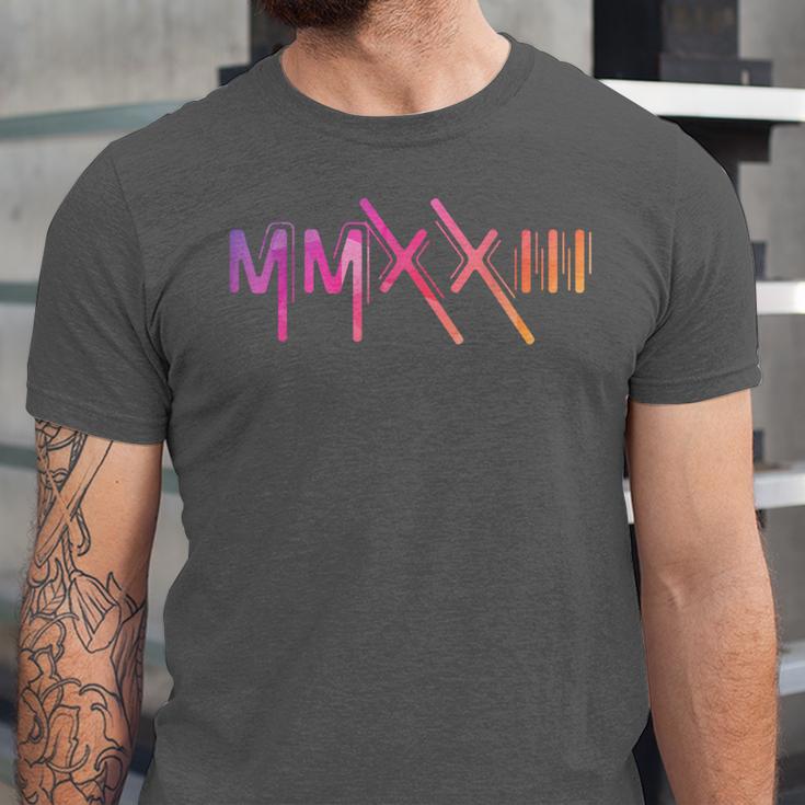 Class Of 2023 Senior 23 Graduation Idea Roman Numeral Unisex Jersey T-Shirt