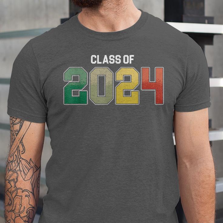 Class Of 2024 College High School Graduation Unisex Jersey T-Shirt