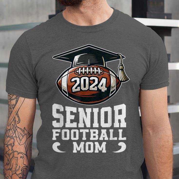 Class Of 2024 Graduation Senior Football Mom 2024 Unisex Jersey T-Shirt