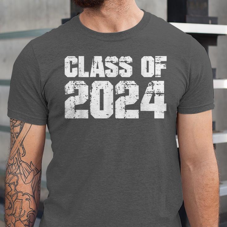 Class Of 2024 High School College Graduation Reunion T-Shirt Unisex Jersey T-Shirt