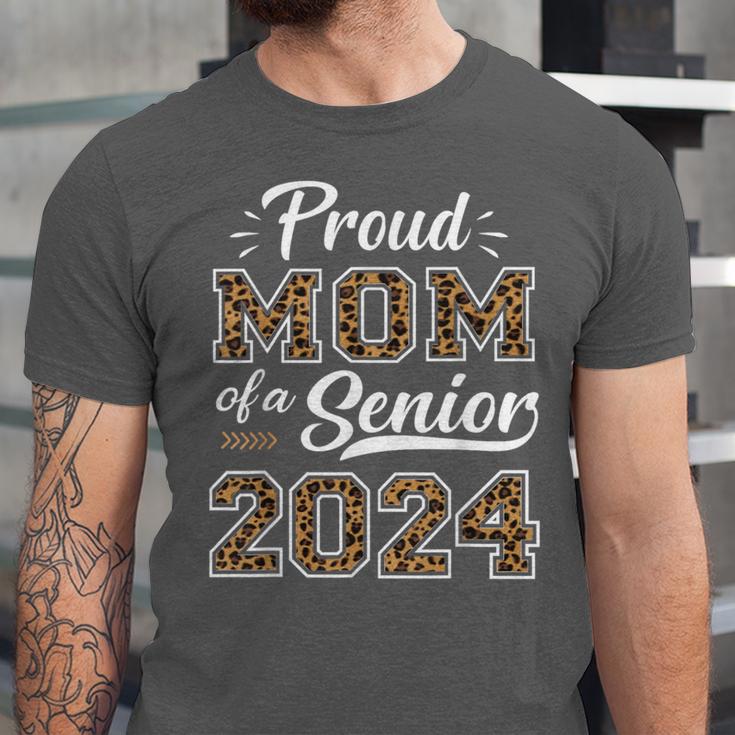 Class Of 2024 Proud Mom Of Senior Class 24 Graduation Unisex Jersey T-Shirt