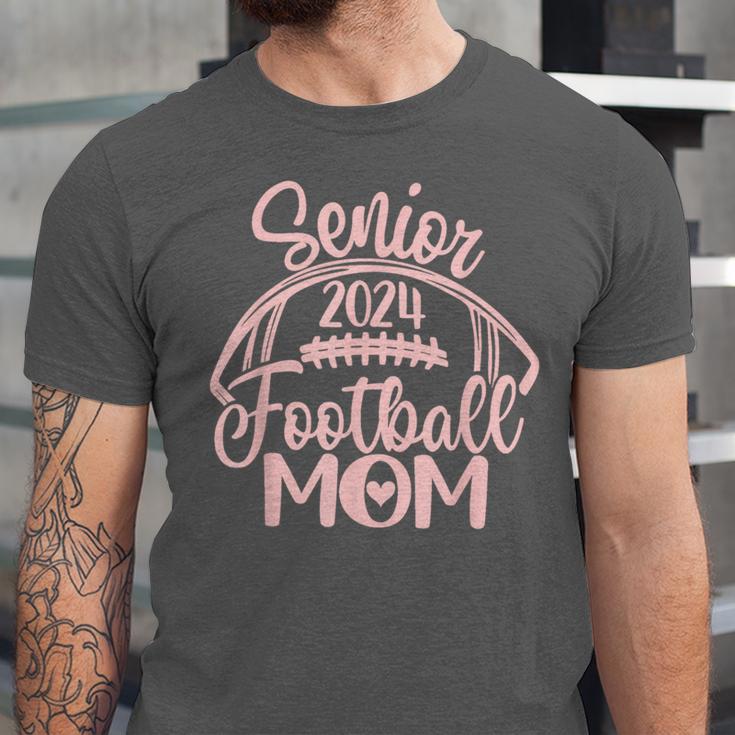 Class Of 2024 Senior Football Graduation Mom Unisex Jersey T-Shirt