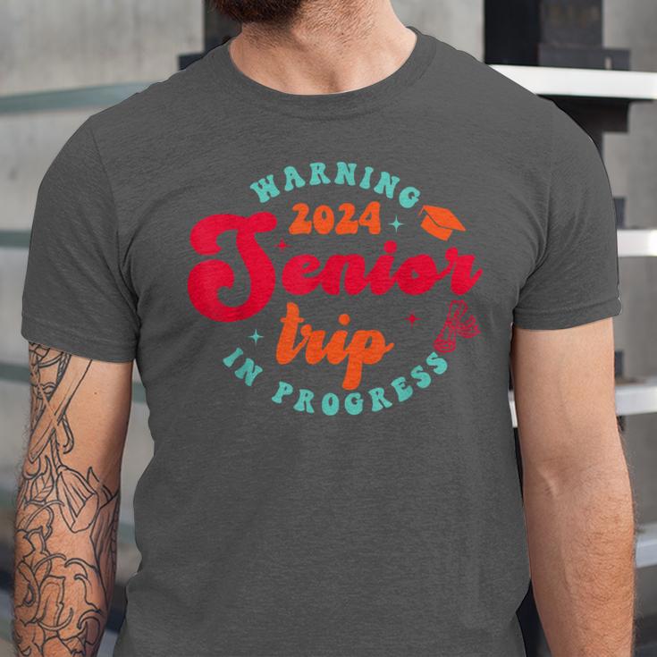 Class Of 2024 Senior Trip In Progress Graduation Trip Unisex Jersey T-Shirt