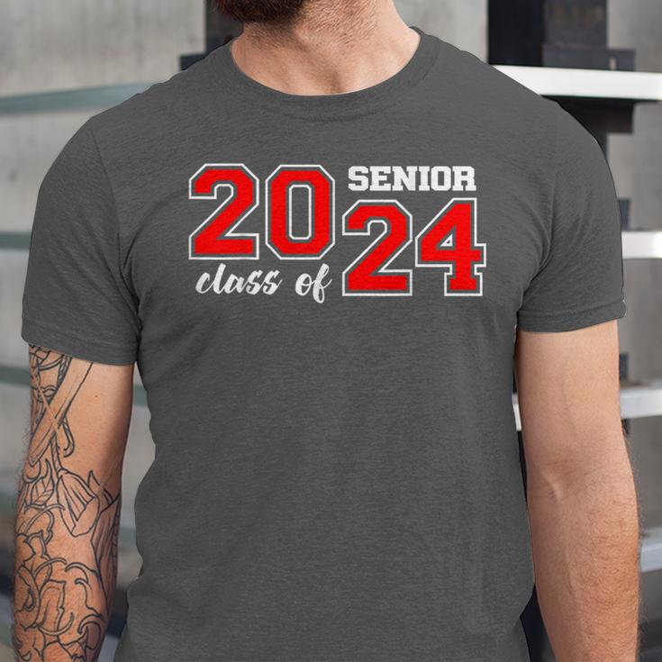 Class Of 2024 Senior Year Boys Girls School Graduation Unisex Jersey T-Shirt