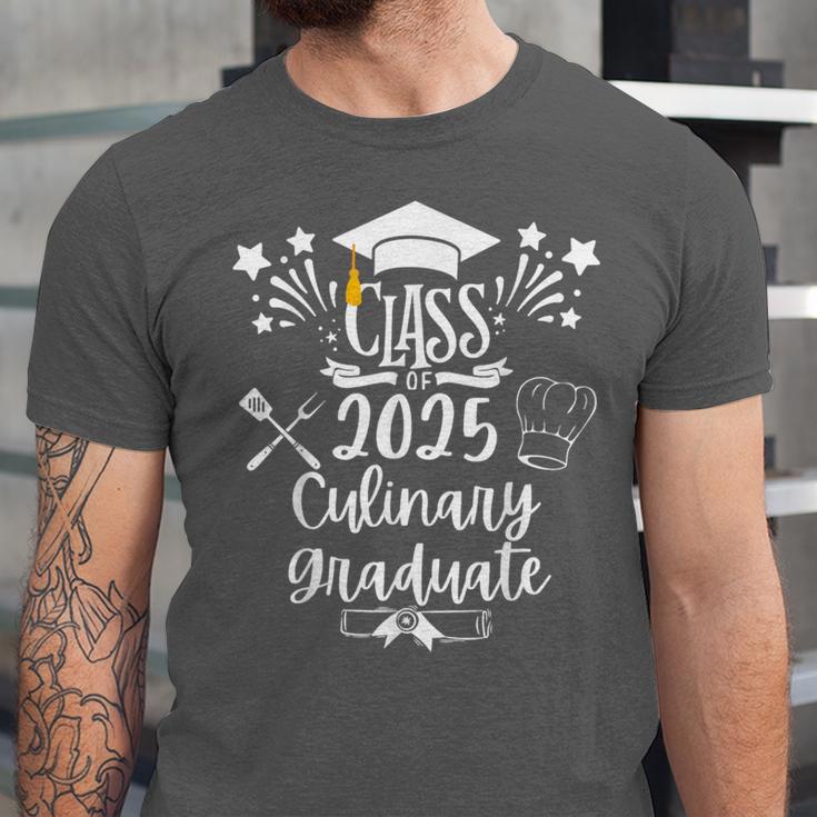 Class Of 2025 Culinary Graduate Culinary Chef Graduation Unisex Jersey T-Shirt