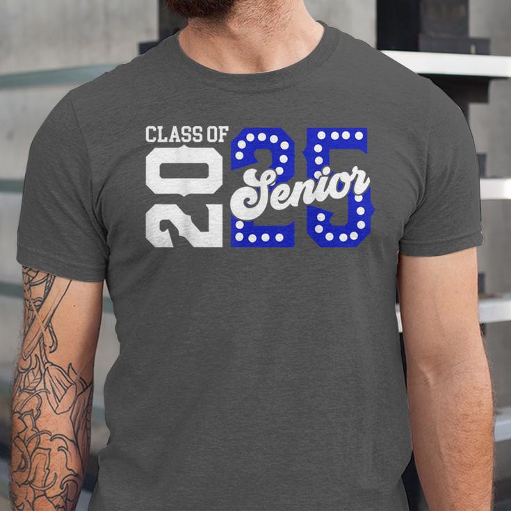 Class Of 2025 Senior 2025 Back To School Graduation Party Unisex Jersey T-Shirt