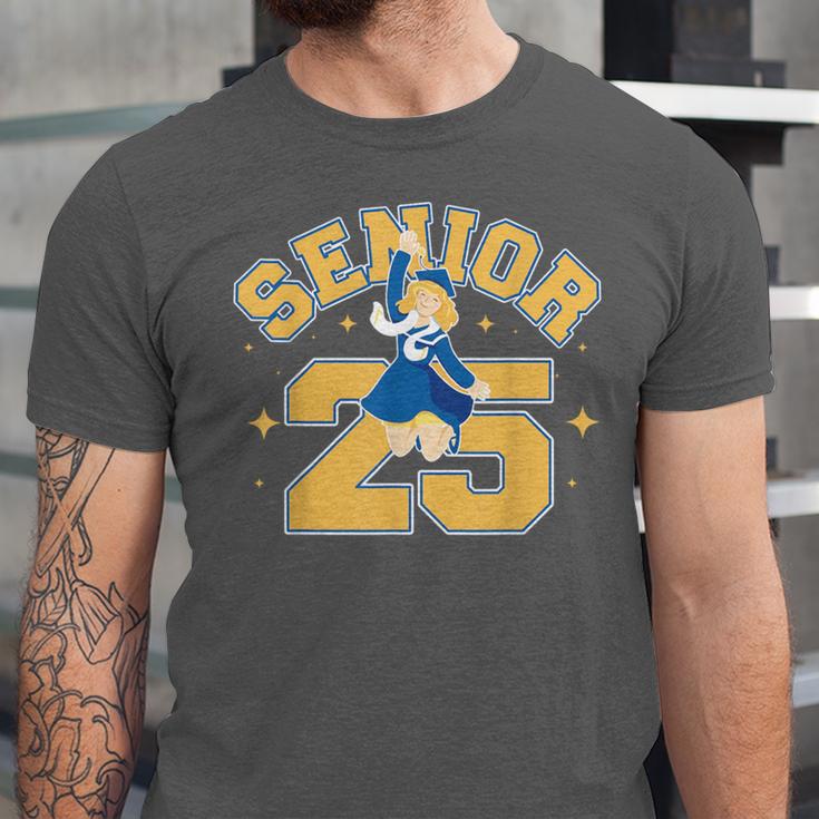 Class Of 2025 Senior 2025 Graduation Senior Boys Girls Unisex Jersey T-Shirt