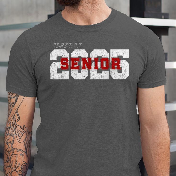 Class Of 2025 Senior Graduation 2025 And Red Unisex Jersey T-Shirt