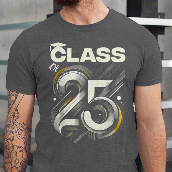 Class Of 2025 Shirt Graduation Senior High School College Unisex Jersey T-Shirt