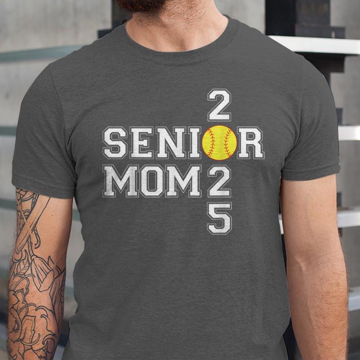 Class Of 2025 Softball Mom Senior Graduation Graduate Women Unisex Jersey T-Shirt