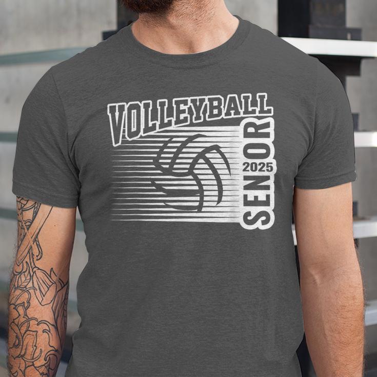 Class Of 2025 Volleyball Senior Class 25 Graduation Unisex Jersey T-Shirt
