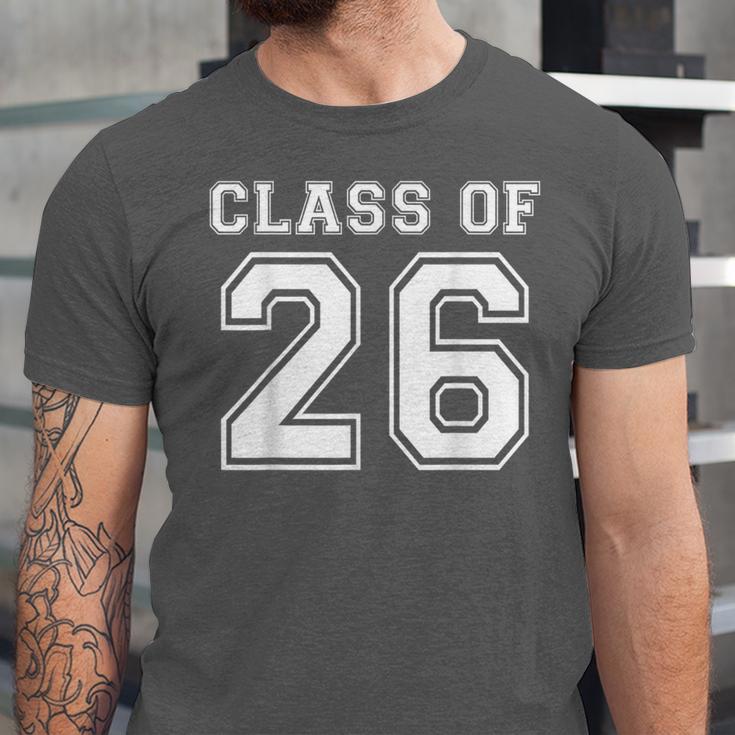 Class Of 2026 Freshman High School Senior Graduation Unisex Jersey T-Shirt
