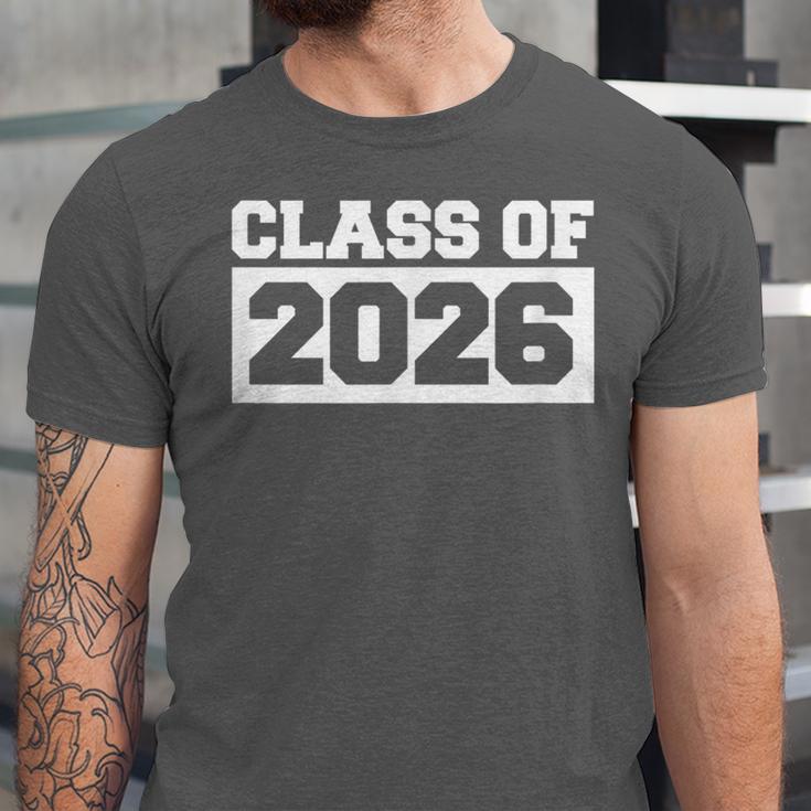 Class Of 2026 Graduation Year Unisex Jersey T-Shirt