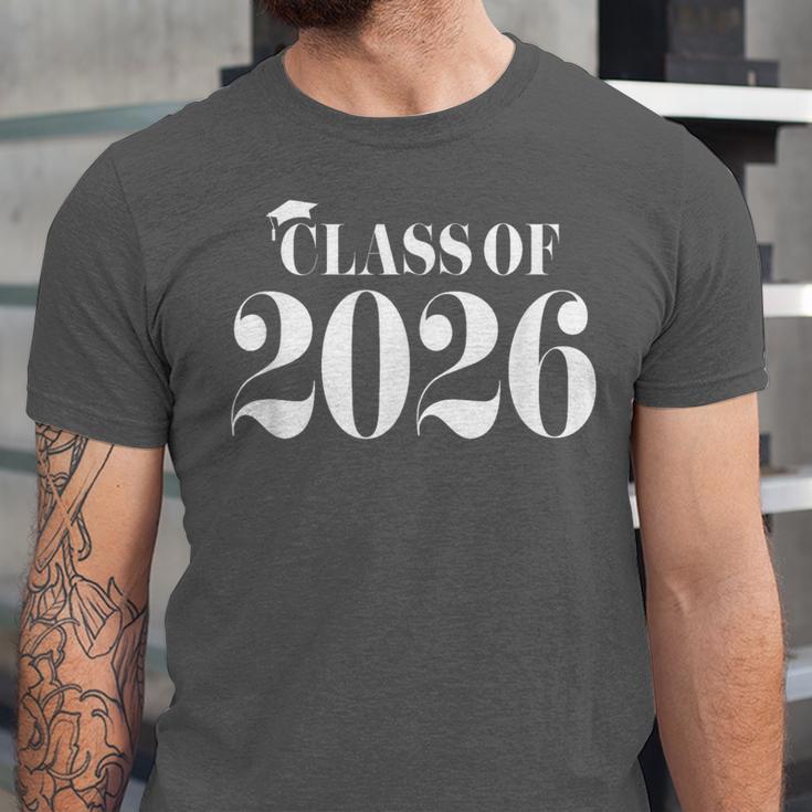 Class Of 2026 High School Senior Graduation Party Vintage Unisex Jersey T-Shirt