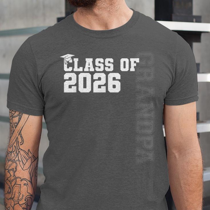 Class Of 2026 Proud Grandpa Of A 2026 Graduate Graduation Unisex Jersey T-Shirt