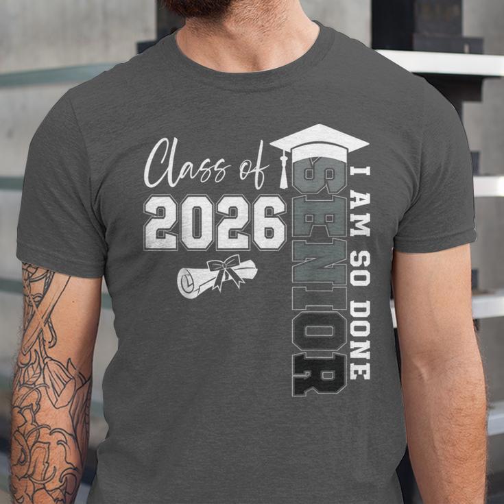 Class Of 2026 Senior 2026 Graduation Decoration Men Senior Unisex Jersey T-Shirt