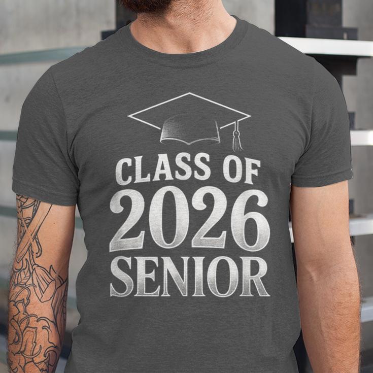 Class Of 2026 Senior Graduation School College Unisex Jersey T-Shirt