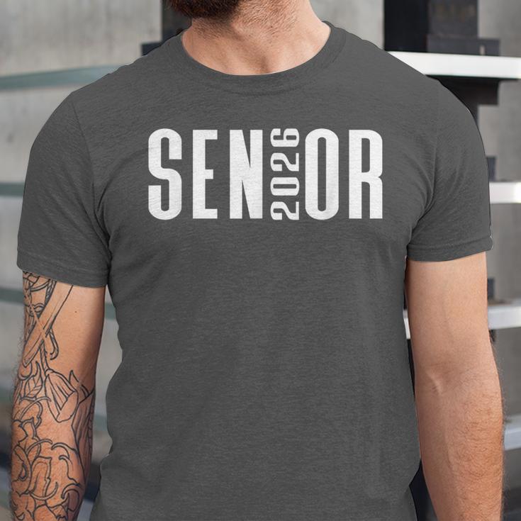 Class Of 2026 Senior Themed Graphic Art Graduation Unisex Jersey T-Shirt