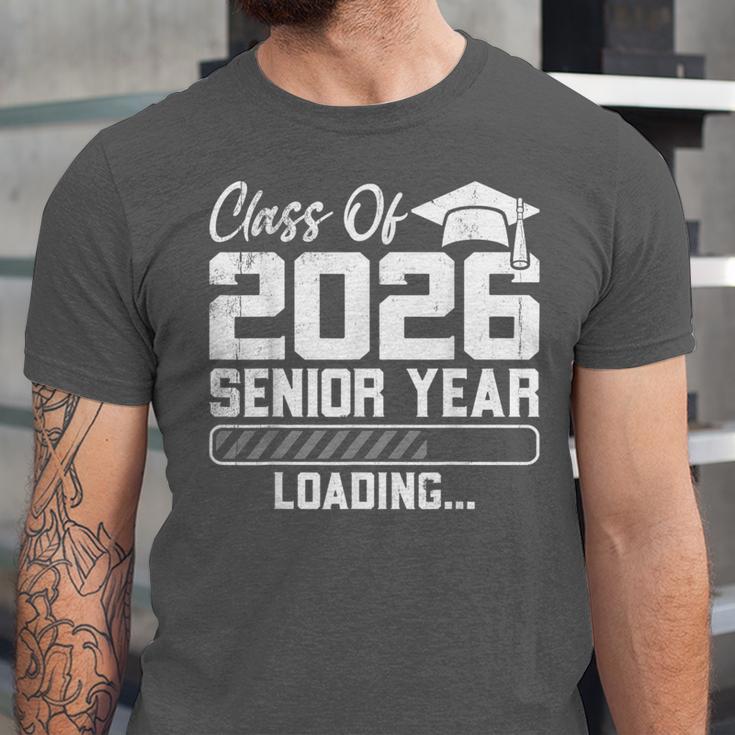 Class Of 2026 Senior Year Loading Countdown Graduation Unisex Jersey T-Shirt