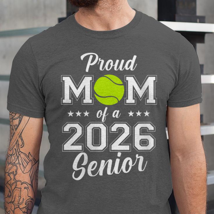 Class Of 2026 Tennis Mom Senior Graduation Graduate Unisex Jersey T-Shirt