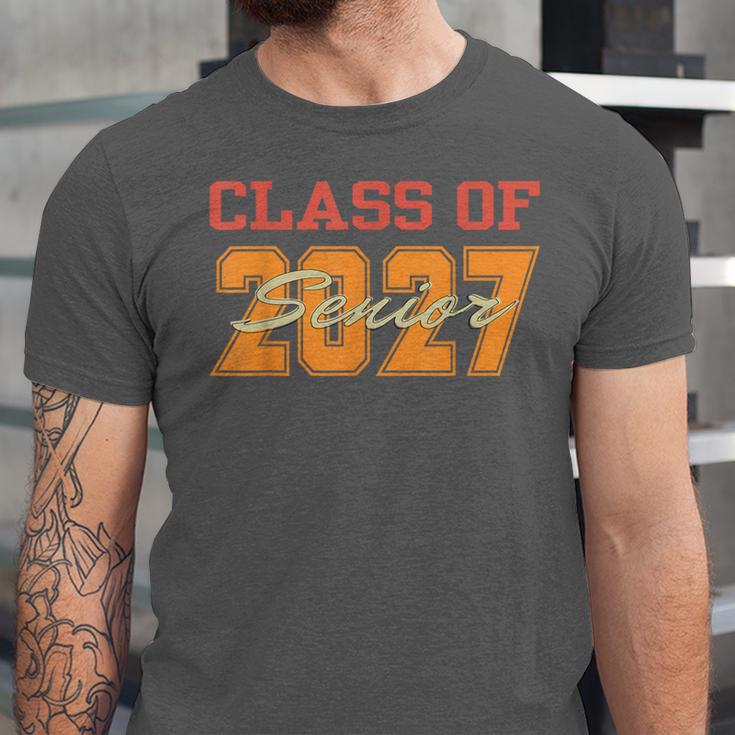 Class Of 2027 Graduation Senior Back To School 2026 Graduat Unisex Jersey T-Shirt