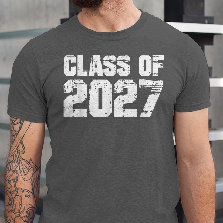 Class Of 2027 High School College Graduation Reunion T-Shirt Unisex Jersey T-Shirt