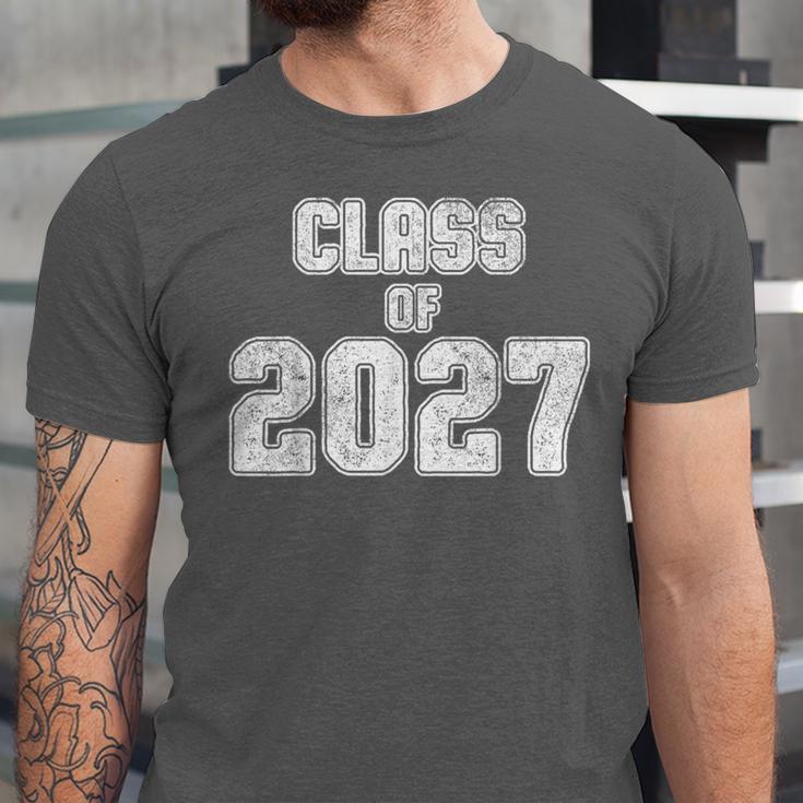 Class Of 2027 Shirt Senior Graduation 2027 Unisex Jersey T-Shirt