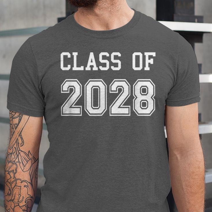 Class Of 2028 Graduation School Grad 2028 Graduate Unisex Jersey T-Shirt