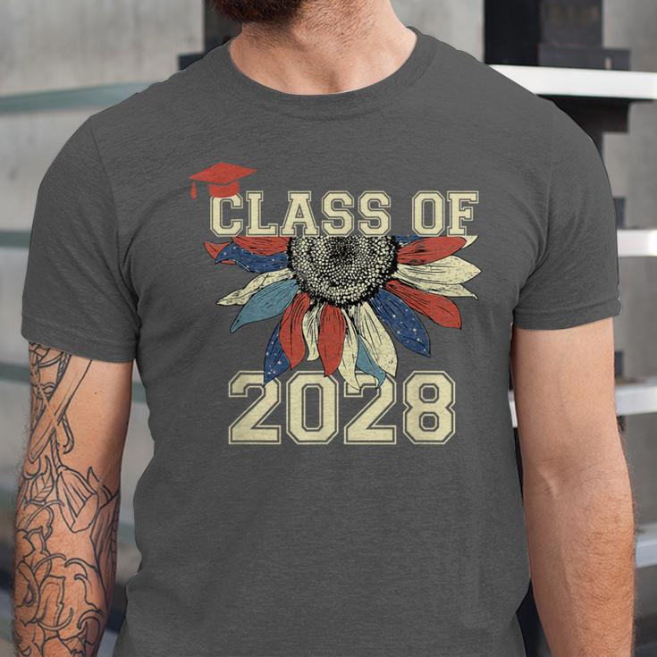 Class Of 2028 High School Graduation Senior 2028 Unisex Jersey T-Shirt