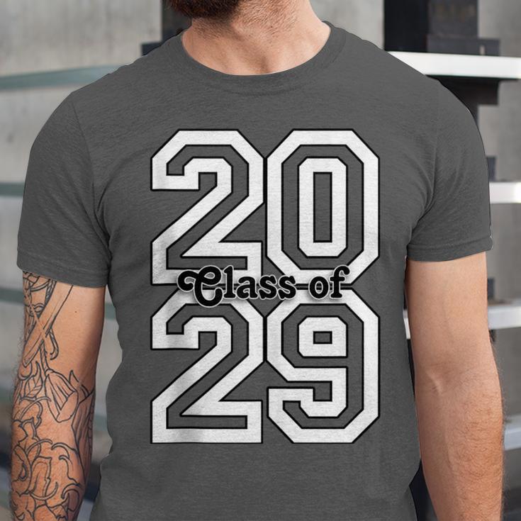 Class Of 2029 Graduating School Class Of 2029 Graduation Unisex Jersey T-Shirt