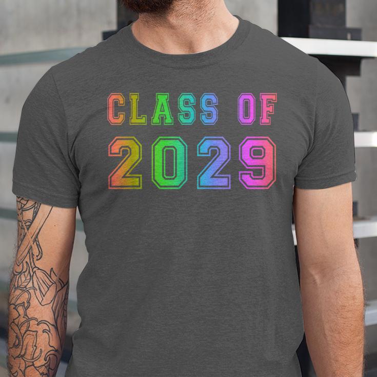 Class Of 2029 High School Graduation Date GraduateShirt Unisex Jersey T-Shirt