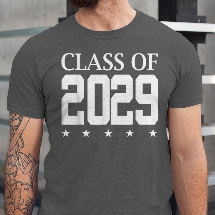 Class Of 2029 School Graduation Graduate s Unisex Jersey T-Shirt