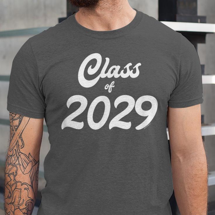 Class Of 2029 Shirt Graduation Him Her Senior Class Unisex Jersey T-Shirt