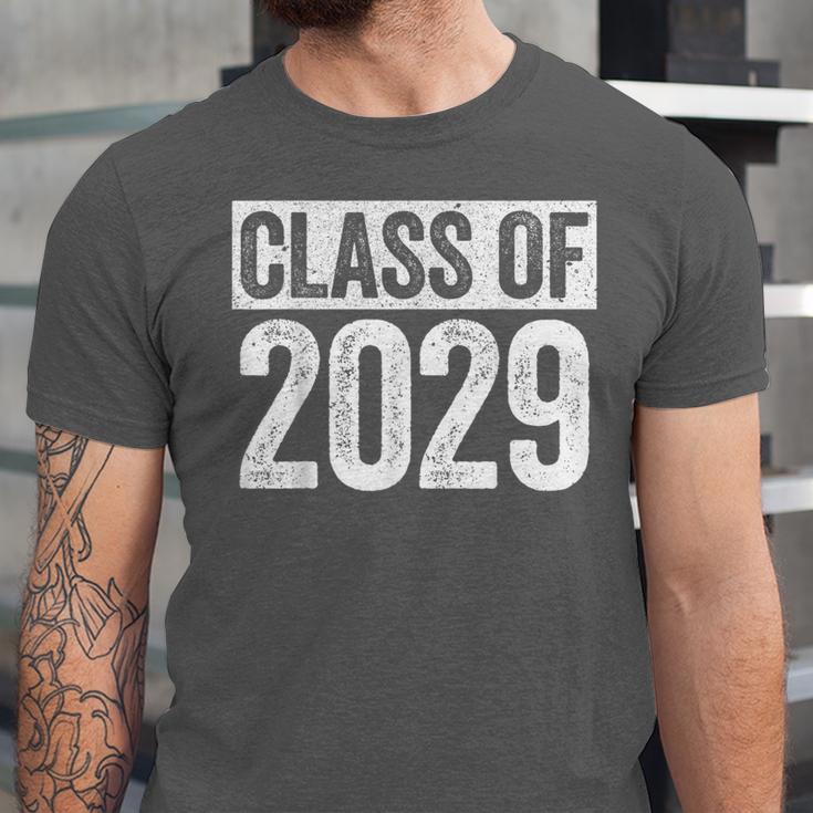 Class Of 2029 Shirt Senior 2029 Graduation Unisex Jersey T-Shirt