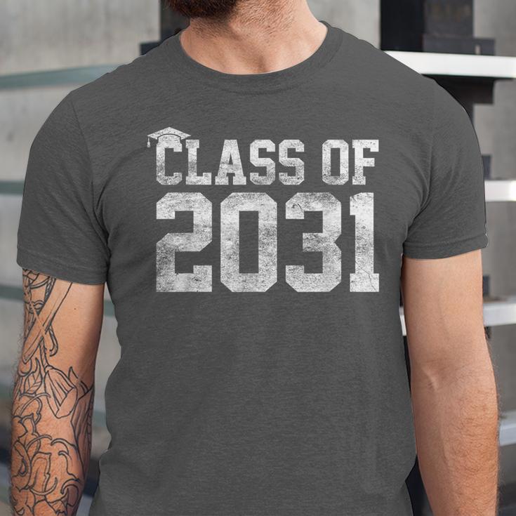 Class Of 2031 Graduation Kindergarten Back To School Unisex Jersey T-Shirt