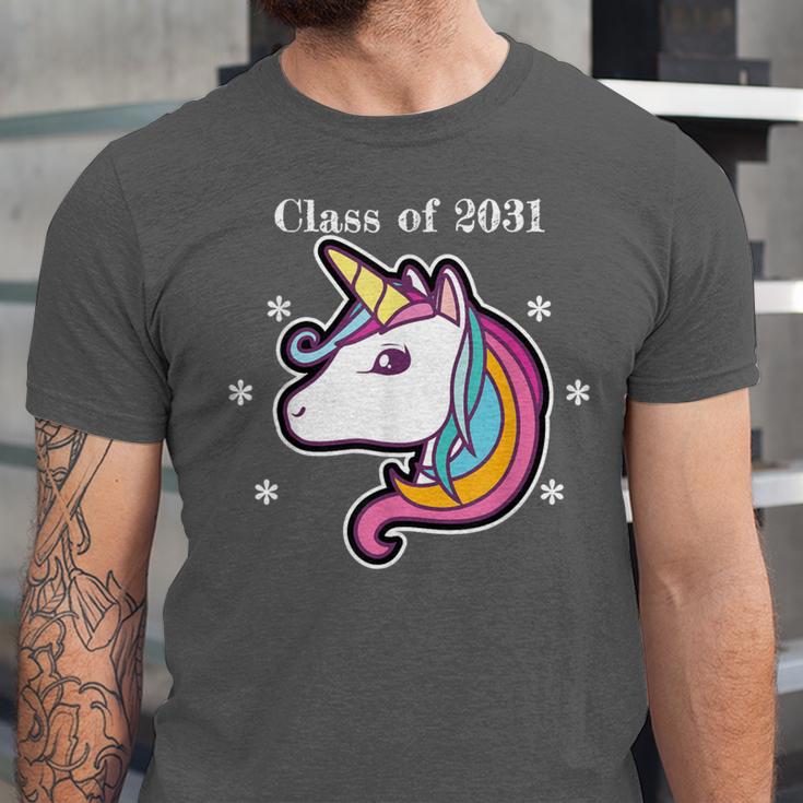 Class Of 2031 Graduation Year UnicornShirt Unisex Jersey T-Shirt