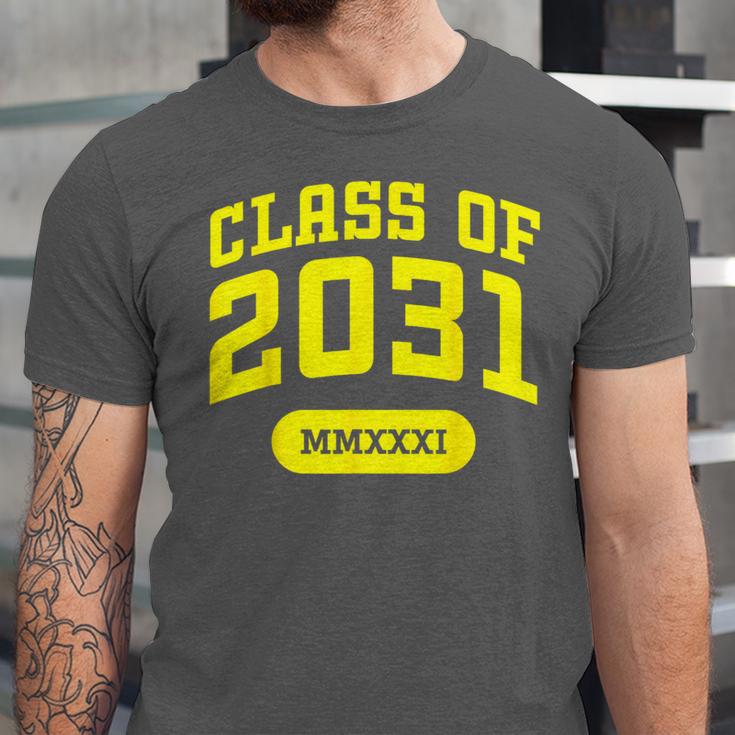 Class Of 2031 Shirts For Kindergarten Photo To Graduation Unisex Jersey T-Shirt