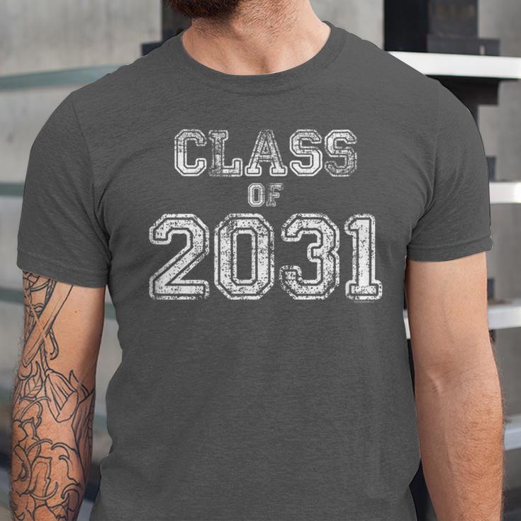 Class Of 2031 Shirts Senior 2031 Graduation Him Her Unisex Jersey T-Shirt