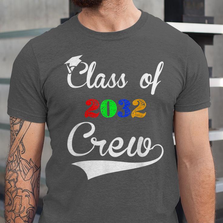 Class Of 2032 Kindergarten Back To School Graduation Unisex Jersey T-Shirt