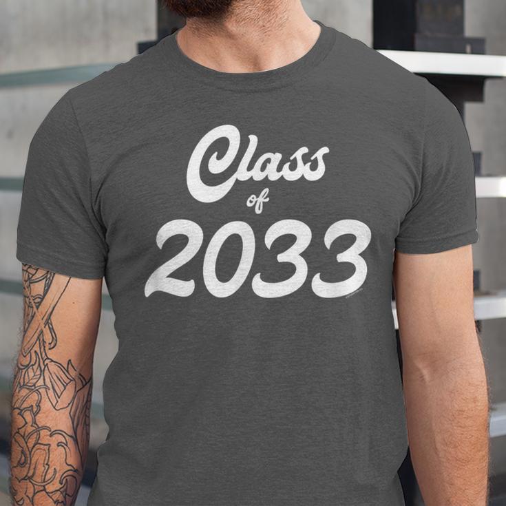 Class Of 2033 Shirt Graduation Him Her Senior Class Unisex Jersey T-Shirt