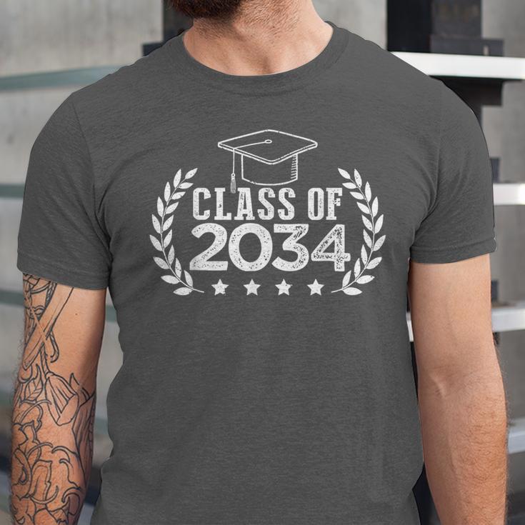 Class Of 2034 Grow With Me Shirt Graduation Kindergarten Unisex Jersey T-Shirt
