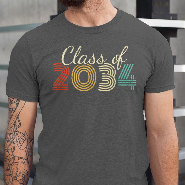 Class Of 2034 Senior Graduate 2034 Graduation Unisex Jersey T-Shirt