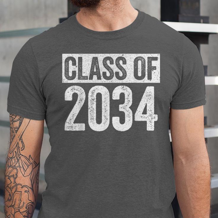 Class Of 2034 Shirt Senior 2034 Graduation Unisex Jersey T-Shirt