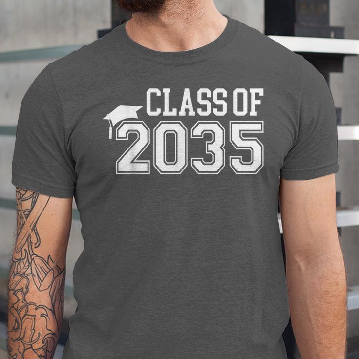 Class Of 2035 Graduation First Day Of School Boys Girls Kids Unisex Jersey T-Shirt