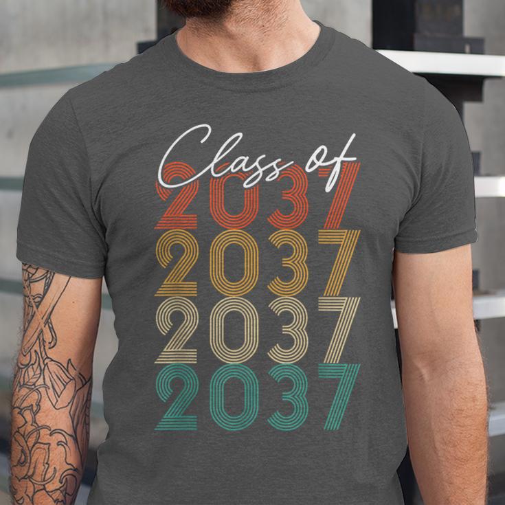 Class Of 2037 Vintage Kindergarten To Graduation Unisex Jersey T-Shirt