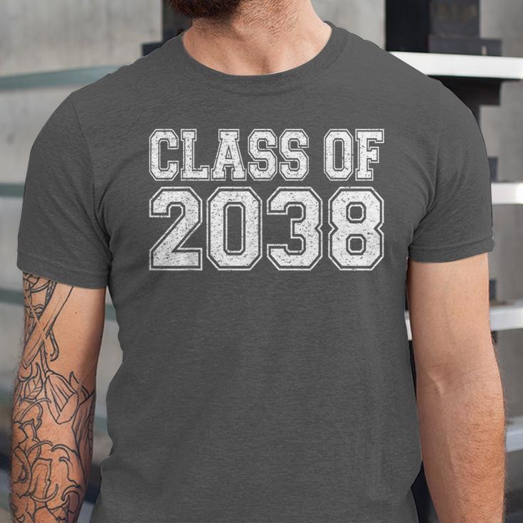 Class Of 2038 First Day Of Pre-k Graduation 2038 Preschool Unisex Jersey T-Shirt