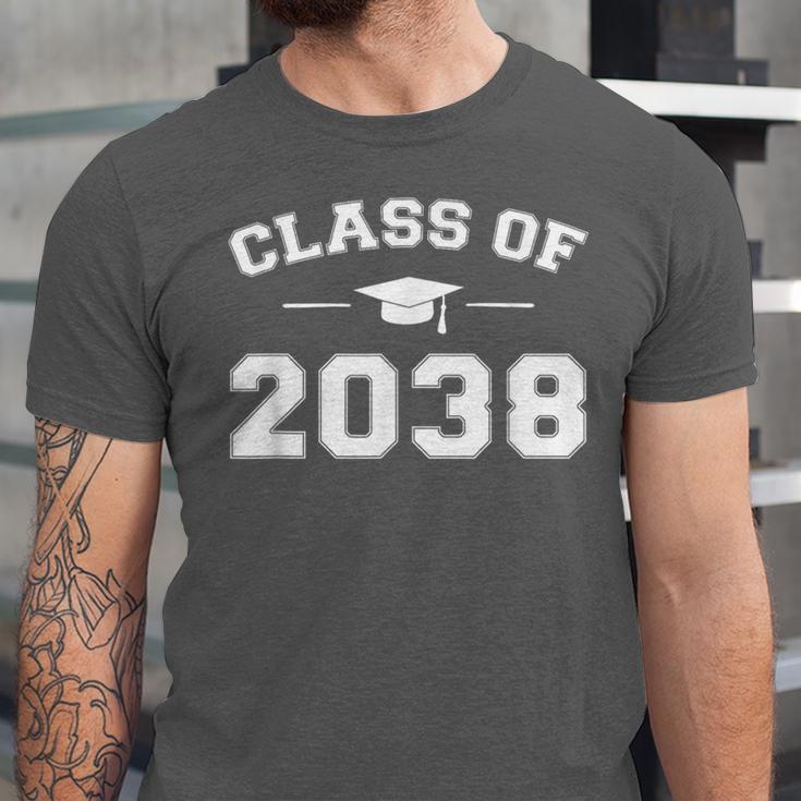 Class Of 2038 Grow Together First Day Of School Graduation Unisex Jersey T-Shirt