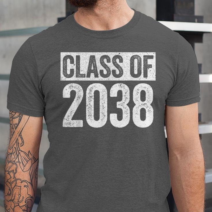 Class Of 2038 Shirt Senior 2038 Graduation Unisex Jersey T-Shirt
