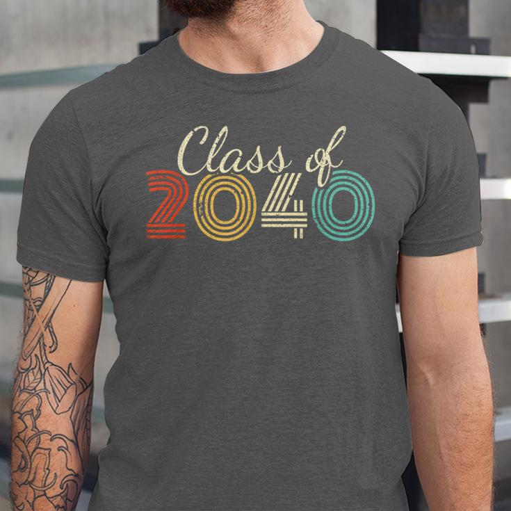 Class Of 2040 Senior Graduate 2040 Graduation Unisex Jersey T-Shirt