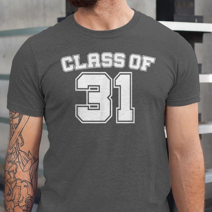 Class Of 31 2031 School Tee Shirt Graduation Class Party Unisex Jersey T-Shirt